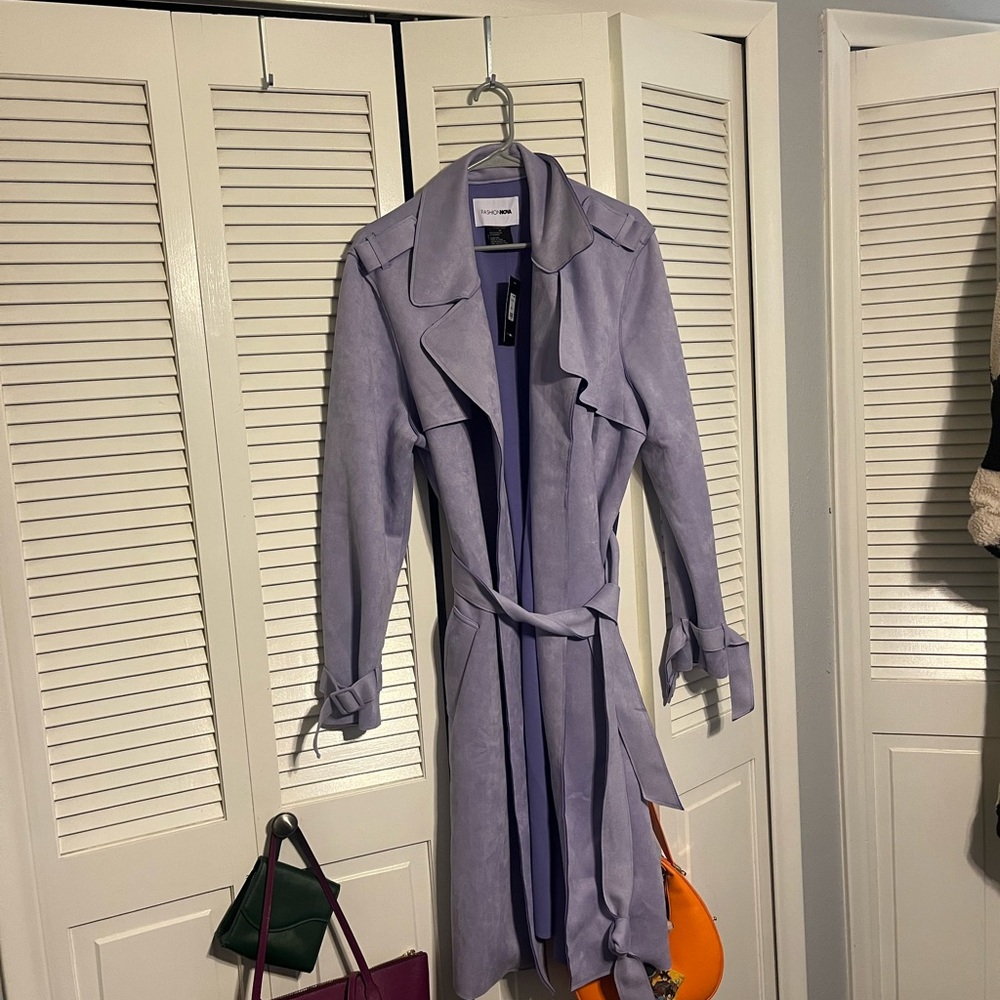 Fashion Nova Building Businesses suede coat